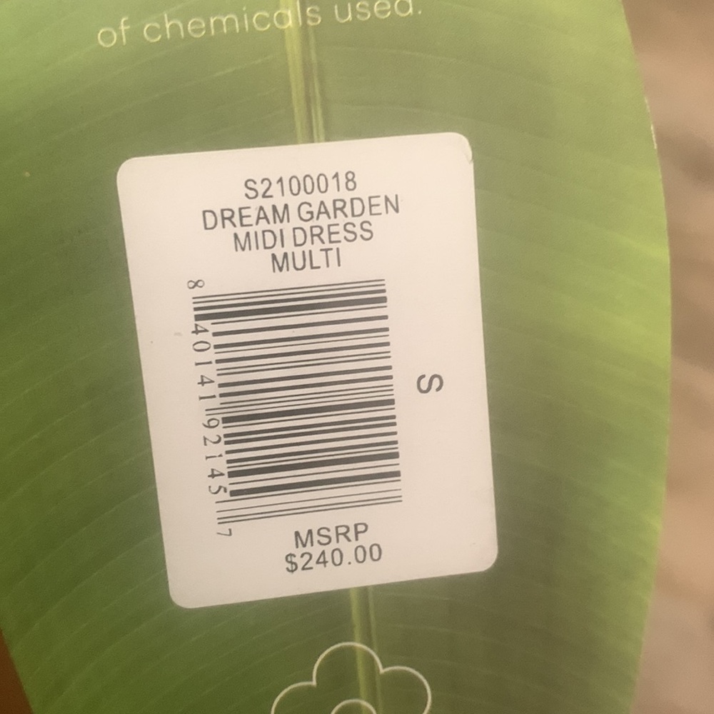 NWT FARM Rio Dream Garden Midi Dress - Picture 7 of 7